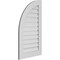 Ekena Millwork Quarter Round Top Left Surface Mount PVC Gable Vent w/ 3-1/2"W x 1"P Standard Frame, 22"W x 38"H GVPQL22X3801SF - alternate 2